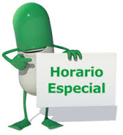 horario especial