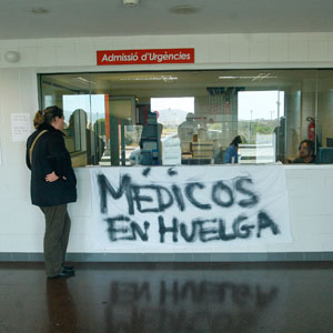 medicos en huelga