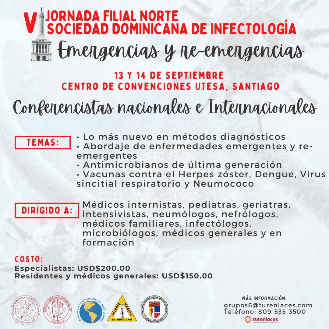 Quinta Jornada Filial Norte Sociedad Dominicana de Infectología