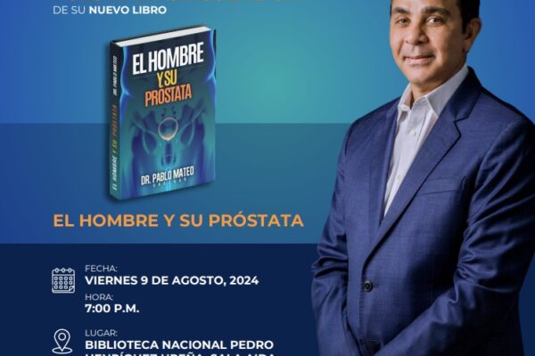 Doctor Pablo Mateo invita al lanzamiento del libro El Hombre y su Próstata