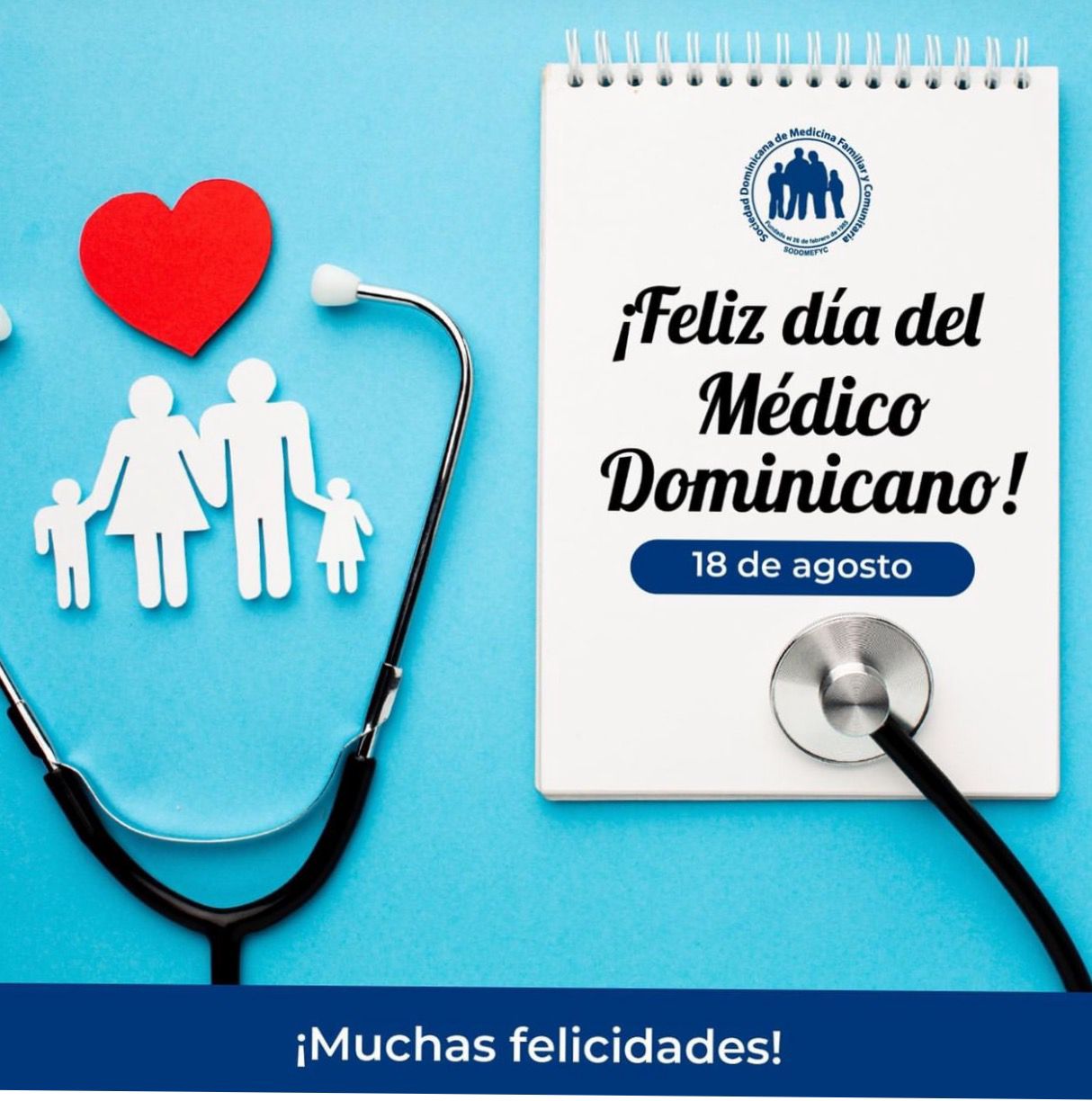 “Feliz Día del Médico Dominicano”, diferentes hospitales y sociedades los felicitan