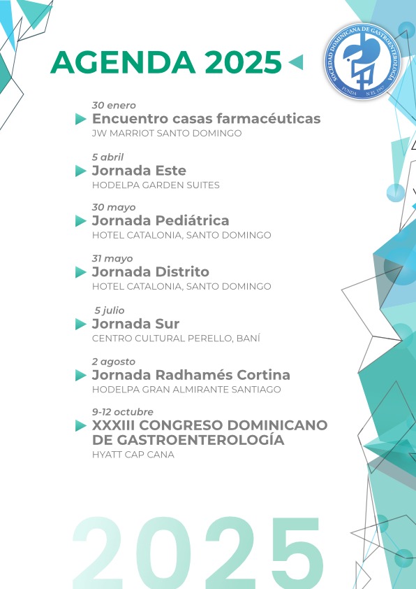 Esta es la agenda Sociedad Gastroenterología 2025