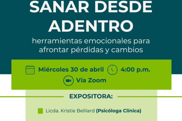 Invitan a evento “Sanar desde dentro”