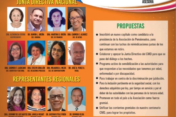 Médicos pensionados tienen nueva directiva